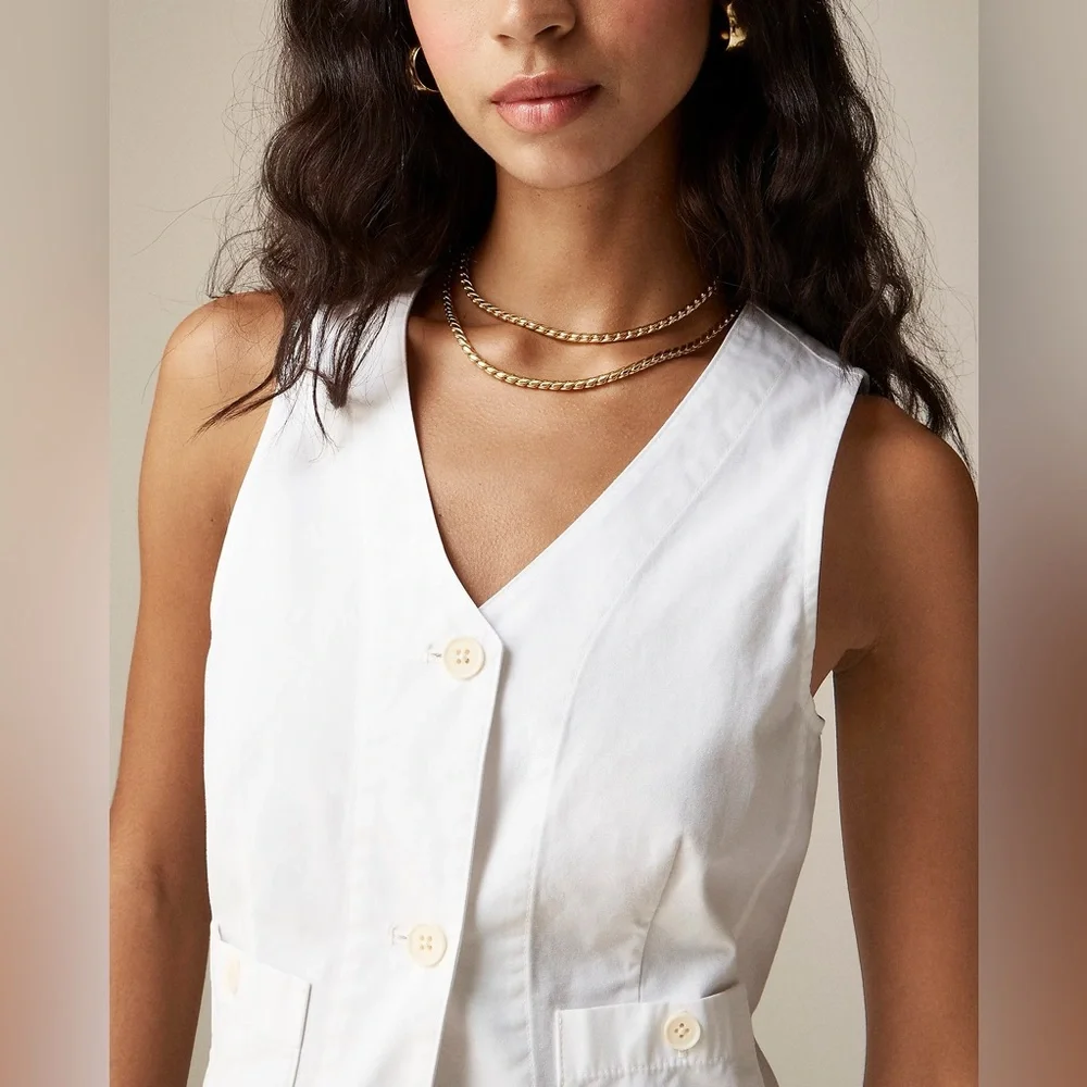J.Crew Patch-pocket chino vest CA499